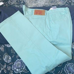 Here’s a pair of Levi’s 501 jeans . Not sure of the name of the color.